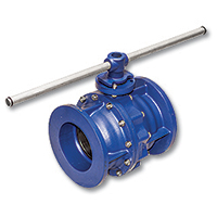 2601200 - AGA Approved Cast Iron Flanged Ball Valve 200mm